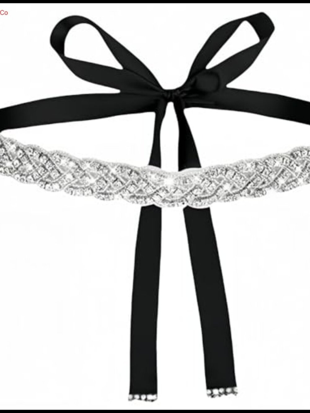Rhinestone Crystal Bridal Belt Sash Adjustable Wedding Waist Chain Bride